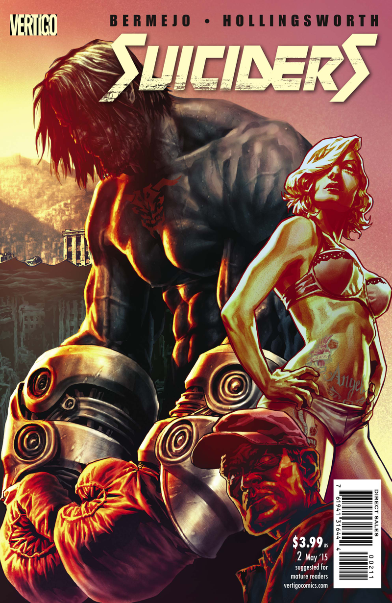 Illustration for article titled Exclusive DC preview: A new fighter enters the bleak dystopia of Suiciders